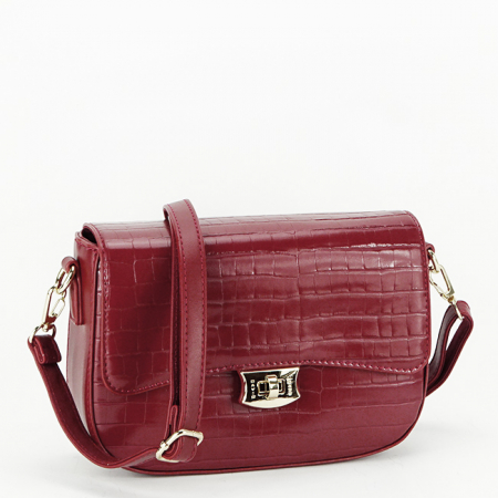 Geanta mica David Jones Paris 7002-1 14 Rosu bordo [1]
