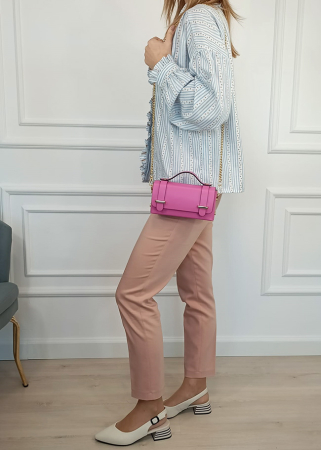 Geanta mica fuchsia din piele naturala 1870 06 [2]