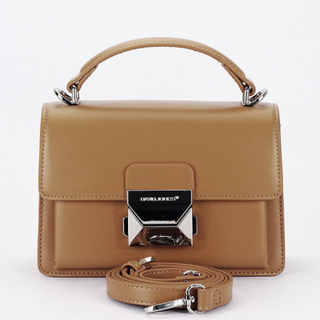 Geanta mica maro camel David Jones CM7586 15 [5]