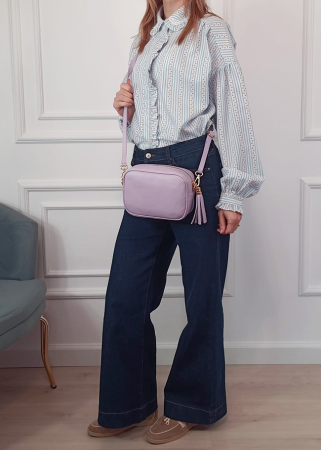 Geanta mica mov lavanda din piele naturala 1533 123 [2]