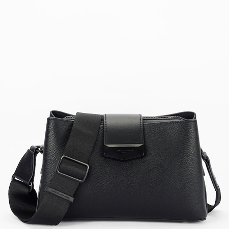 Geanta mica neagra crossbody David Jones Paris CM8303 15 [2]
