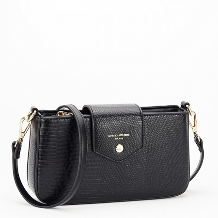 Geanta mica neagra David Jones Paris CM6773A 14 [1]