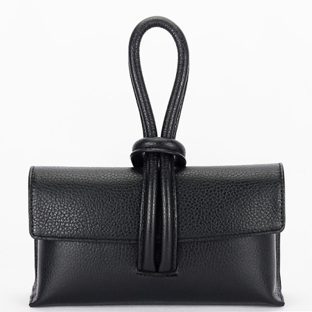 Clutch - Geanta mica neagra din piele naturala 1732 123