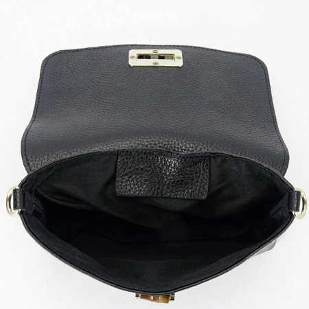 Geanta mica neagra din piele naturala 2052 06 [8]