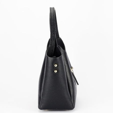 Geanta mica neagra din piele naturala 2057 131 [4]