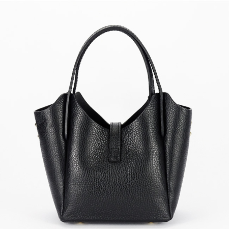 Geanta mica neagra din piele naturala 2057 131 [5]