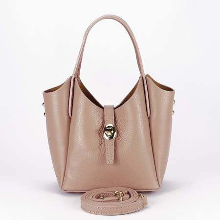 Geanta mica roz din piele naturala 2057 131 [4]