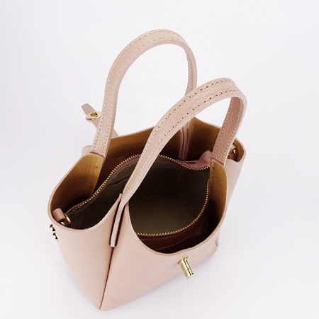 Geanta mica roz din piele naturala 2057 131 [7]