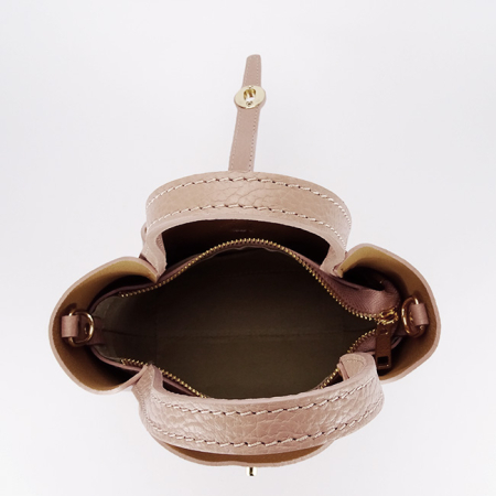 Geanta mica roz din piele naturala 2057 131 [6]