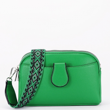 Genti mici - Geanta mica verde Flora&CO F2328 14