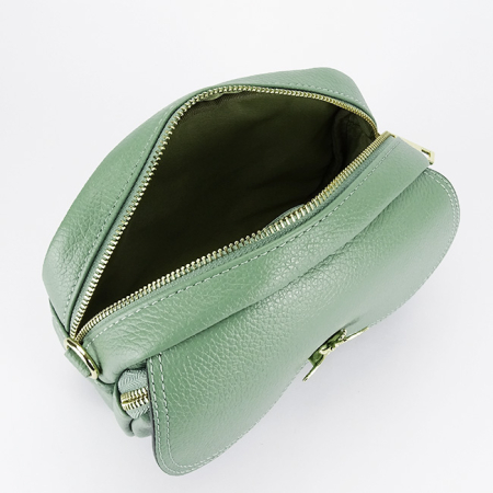 Geanta mica verde menta din piele naturala 1530 120 [6]