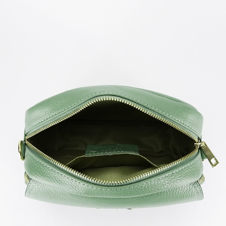 Geanta mica verde menta din piele naturala 1530 120 [5]