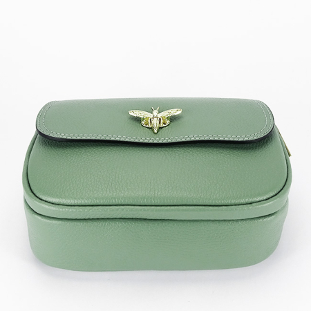 Geanta mica verde menta din piele naturala 1530 120 [4]