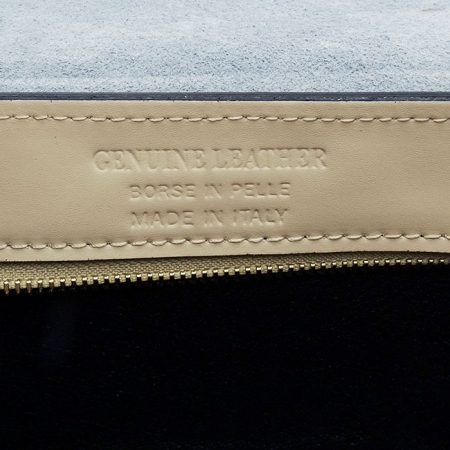 Geanta multicolora din piele naturala 1616 131 Crem [8]