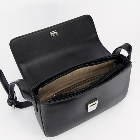 Geanta neagra casual Acacia Paris G-24229 M6 [6]
