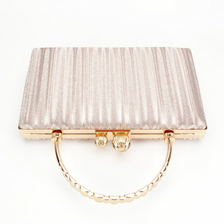 Geanta auriu rose, clutch cu maner BME-622 05 [3]