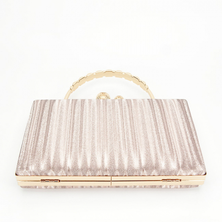 Geanta auriu rose, clutch cu maner BME-622 05 [4]