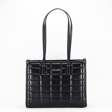 Geanta neagra cu imprimeu 6842-5 11 [1]