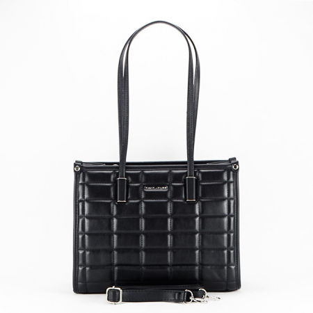 Geanta neagra cu imprimeu 6842-5 11 [2]