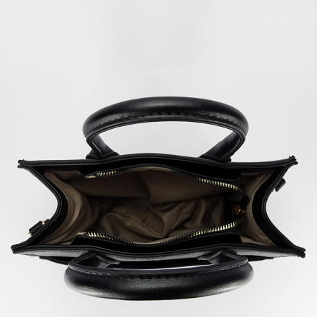 Geanta neagra cu imprimeu Acacia Paris G-24254 12 [6]