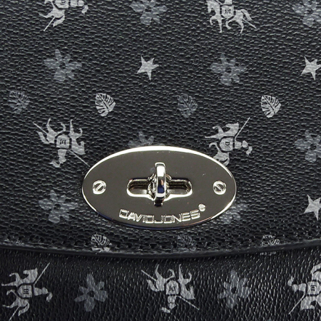 Geanta neagra cu imprimeu CH21002 14 [10]