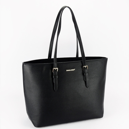 Noutati - Geanta neagra David Jones de talie mare CM6738-3 M13