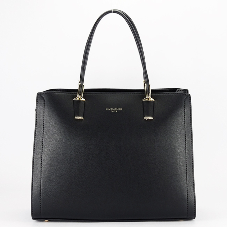 Femei - Geanta neagra David Jones Paris CM6718-6 11