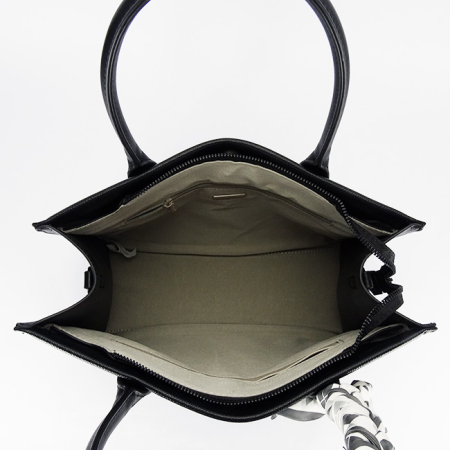 Geanta neagra David Jones Paris cu esarfa CM7642-1 11 [7]