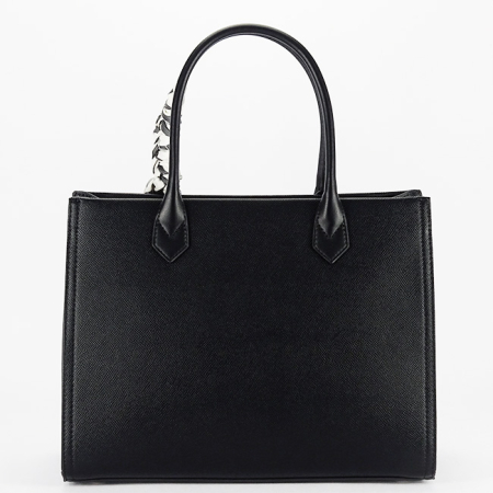 Geanta neagra David Jones Paris cu esarfa CM7642-1 11 [4]