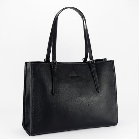 Accesorii - Geanta neagra David Jones Paris de talie mare CM8234 M13