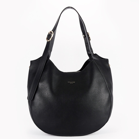 Accesorii - Geanta neagra David Jones Paris de talie mare CM8456 M13
