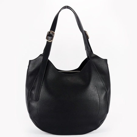 Geanta neagra David Jones Paris de talie mare CM8456 M13 [5]