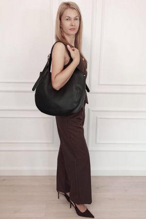 Geanta neagra David Jones Paris de talie mare CM8456 M13 [2]
