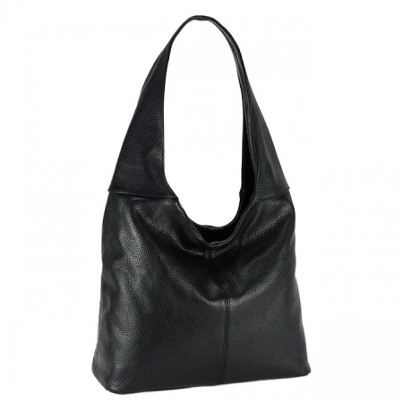 Geanta neagra de talie mare din piele naturala 8924 127 [1]