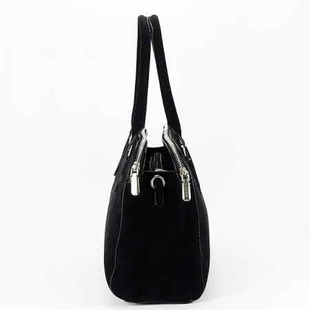 Geanta neagra DIANA&CO din velur DHJ928-2 M13 [3]