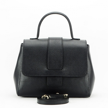 Geanta din piele naturala  neagra 1047 123 [2]