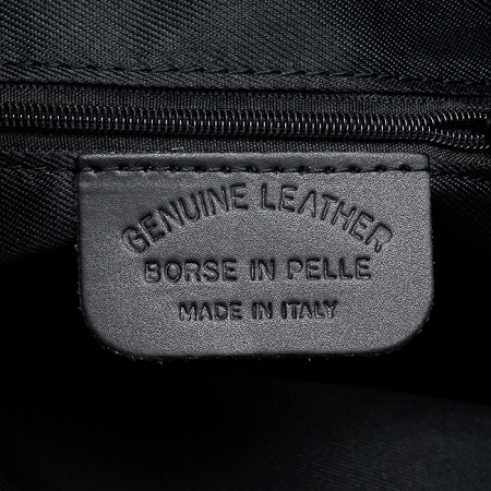 Geanta neagra din piele naturala 1424A 125 [9]