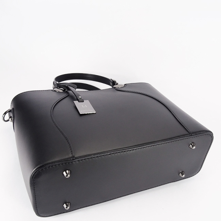 Geanta neagra din piele naturala 1424A 125 [6]