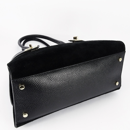 Geanta neagra din piele naturala 1895 130 [6]