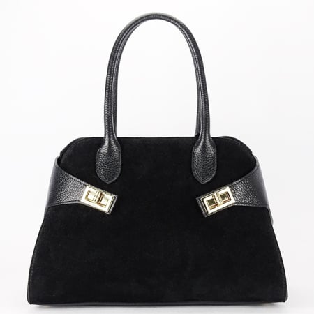 Posete - Geanta neagra din piele naturala 1895 130