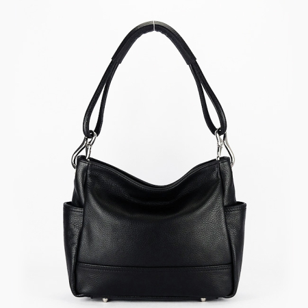 Accesorii - Geanta neagra din piele naturala 2047 123