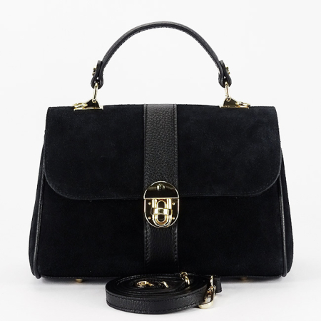 Geanta neagra din piele naturala 2139 127 [5]