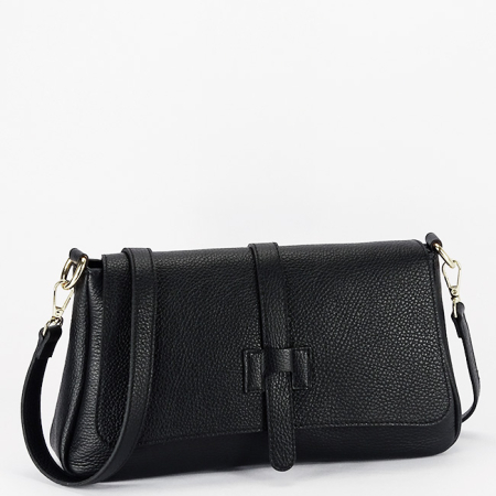 Geanta neagra din piele naturala 8903 127 [3]