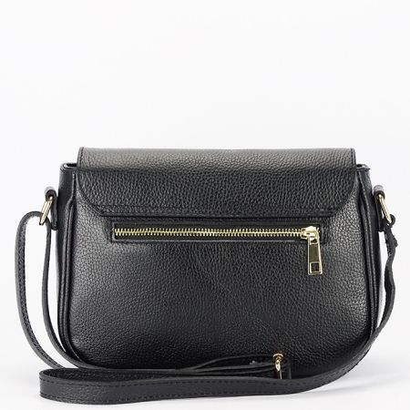 Geanta neagra din piele naturala 8911 128 [4]
