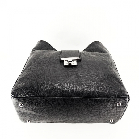 Geanta neagra din piele naturala 8963 124 [4]