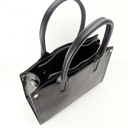 Geanta neagra din piele naturala 8969 122 [7]