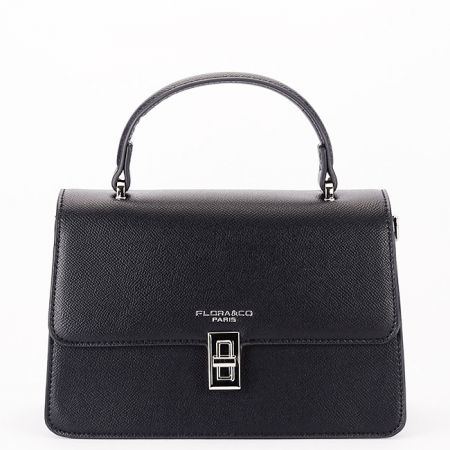 Geanta resigilata neagra Flora&CO F8540-RESIG [1]