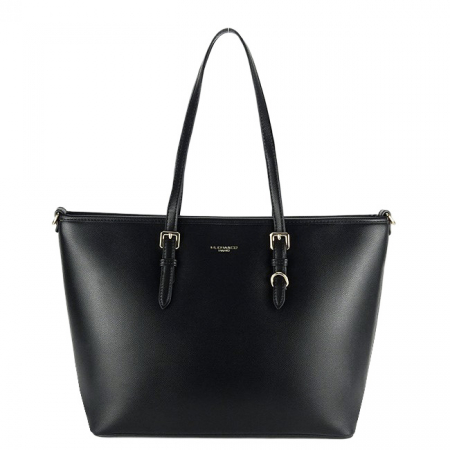 Noutati - Geanta neagra Flora&Co Paris de talie mare F1808 16