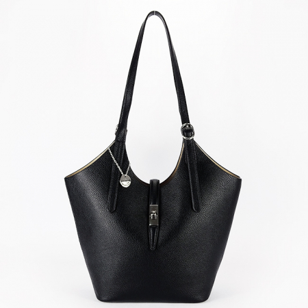 Noutati - Geanta neagra mare cu borseta detasabila DIANA&CO DTL706-3 16