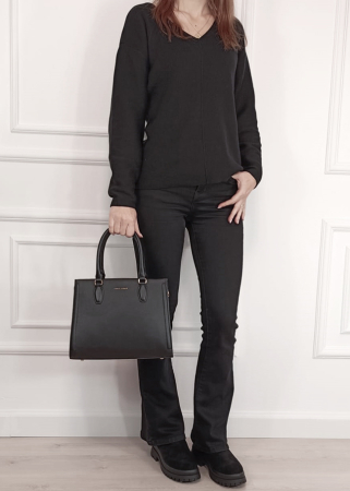 Geanta neagra mare David Jones CM7651 16 [1]